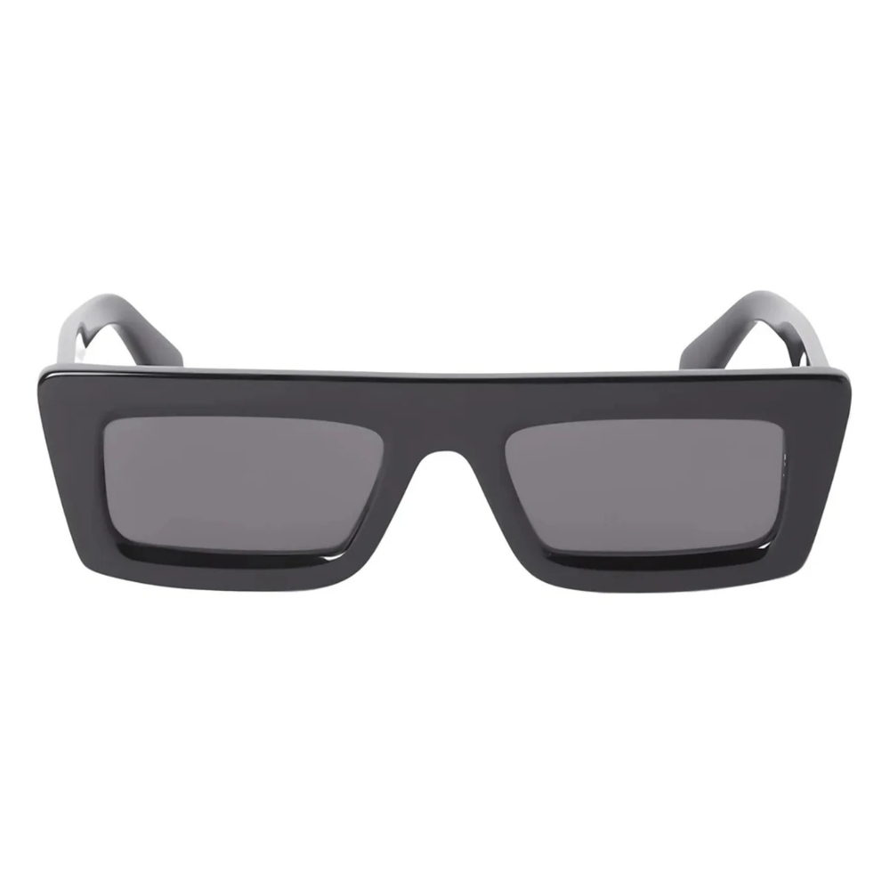 Off-White Matte Black Rectangular Sunglasses - image 3